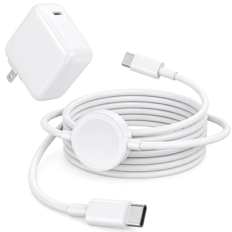 For Apple Watch Charger,[Apple MFi Certified] 2-in-1 Magnetic iWatch Wireless Charger Fast Charging iWatch USBC Cord 6.6FT& 30W iPhone Wall Charge Block for Apple Watch Series Ultra/11/10/9/8/7/SE/6/5