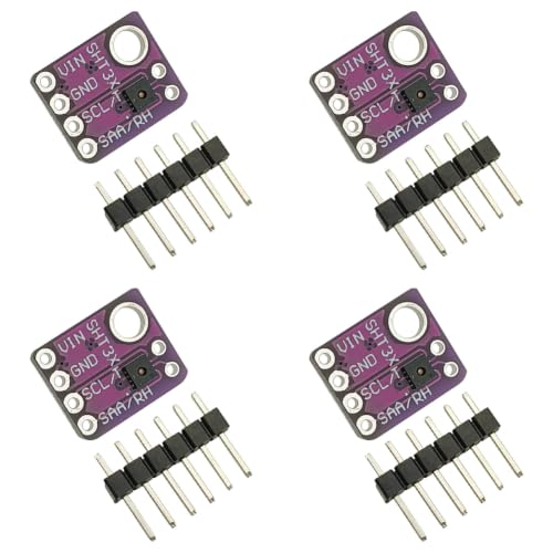 4Pcs SHT31-D Digital Temperature and Humidity Sensor with IIC Interface SHT31 Module Compatible with Arduino ESP32 Raspberry Pi