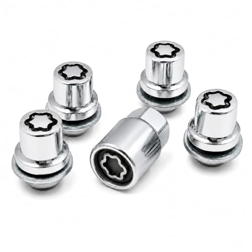 00276-00900 Wheel Lock Lug Nuts M12 x 1.5 for Toyota Lexus, 4 Locks + Key 00276-00900