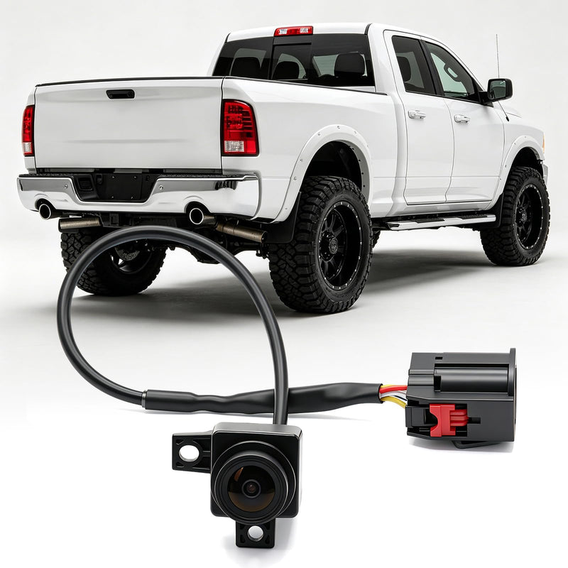 Rear View Backup Camera Fit for Dodge Ram 1500 2500 3500 2009-2012, Safety Back Up Reversing Parking Assist Camera Replace 56054041AC 56054041AA 56054041AB 56054041AD