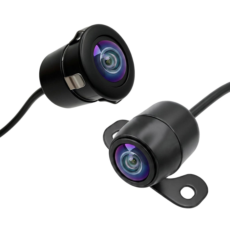 Backup Camera with Clear Night Vision,Rear Front Camera Flush Mount 170° Wide Angle IP68K Waterproof AHD Reverse Camera for Car Truck SUV RV