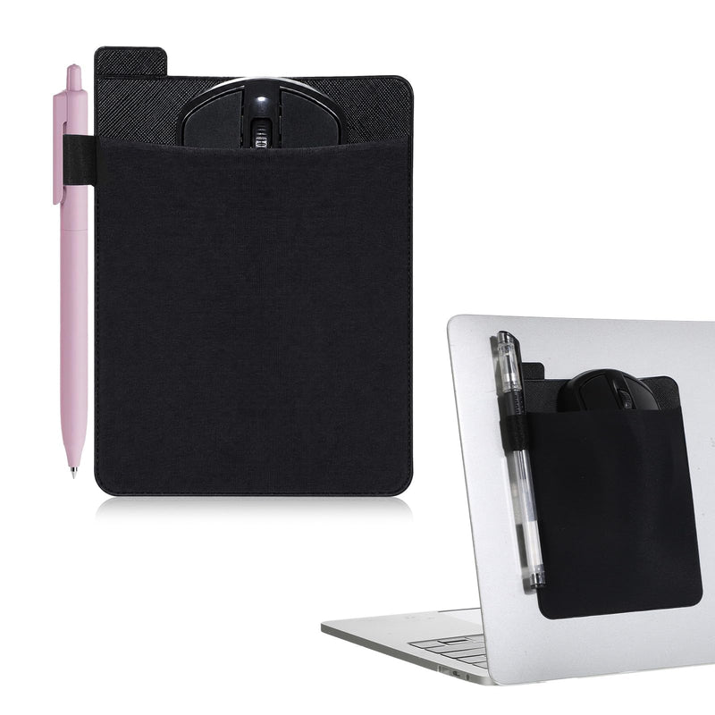 Portable Hard Drive Sleeve Carrying Case Adhesive Hards Drive Holder | Stick on External Hard Drives, Reusable Pocket Pouch Sleeve, Storage Organizer, for Most External Solid Cable State Mouse SSD