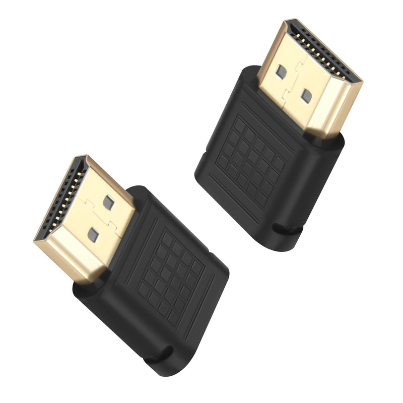 4K 60Hz HDMI Dummy Plug, GPU Sleep Preventer EDID Fake Load, Virtual Display Emulator for Remote Desktop Server Mining, Black(2 Pack)