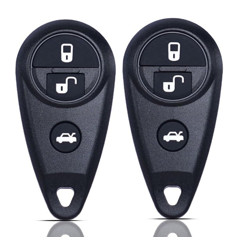Key Fob Replacement Fits for 2005-2007 Subaru Legacy Outback / 2009 Forester / 2007-2009 Impreza WRX STI / 2006-2008 B9 Tribeca (NHVWB1U711) Keyless Entry Remote Control (Set of 2)