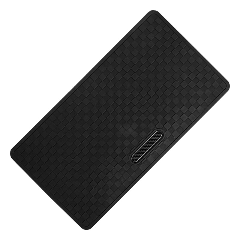 Car Dashboard Anti-Slip Pad, 10.6" × 5.7" Universal Sticky Gripping Mat, Multifunctional Automotive Interior Cell Phone Holder for Sunglasses, Keys, Coins, GPS, Electronic Devices (Black) Black
