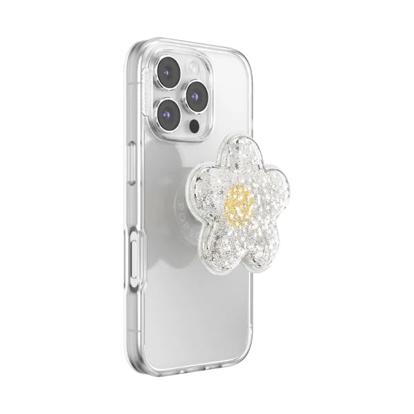 PopSockets Adhesive Phone Grip, Holder- Squishy Daisy | Secure Comfortable Hold, Anti-Drop, Kickstand, Squishy, Jelly, Flower, Floral