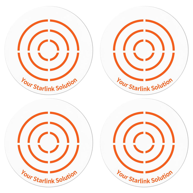 4PCS Starlink Mini Gen3 Magnetic Mount Plates for Car Truck SUV Roof | Adhesive Metal Plate Magnetic Pads for Satellite Dish Magnetic Car Mount