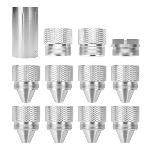 1.375''X24 Cone Shaped Parts - Stainless Steel Aluminium Replacement Sealed End - Compatible with Volvo, Kenworth, Peterbilt, Freightliner, Mack International Trucks (Silvery)