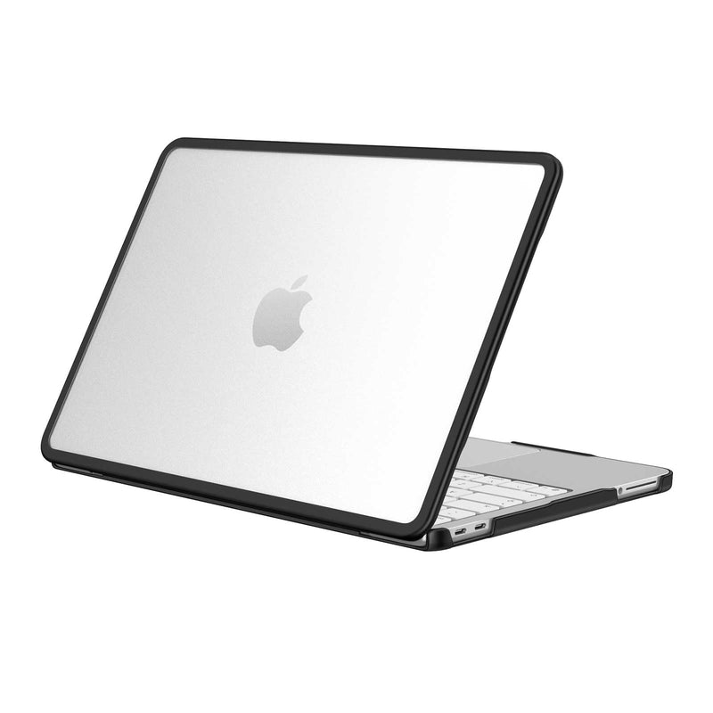 Fintie Shockproof Case for MacBook Neo 13 Inch A3404 2026, Black | Fingerprint Resistant, TPU Bumper, Hard Back Shell, Hard Shell Matte Cover, Snap-On Design, Travel Ready