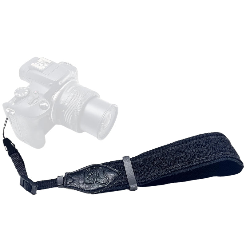 Camera Wrist Strap - Quick Release Camera Hand Strap for Photographers, Adjustable Wrist Straps for Canon,Nikon, DSLR Black Camera Wrist Strap