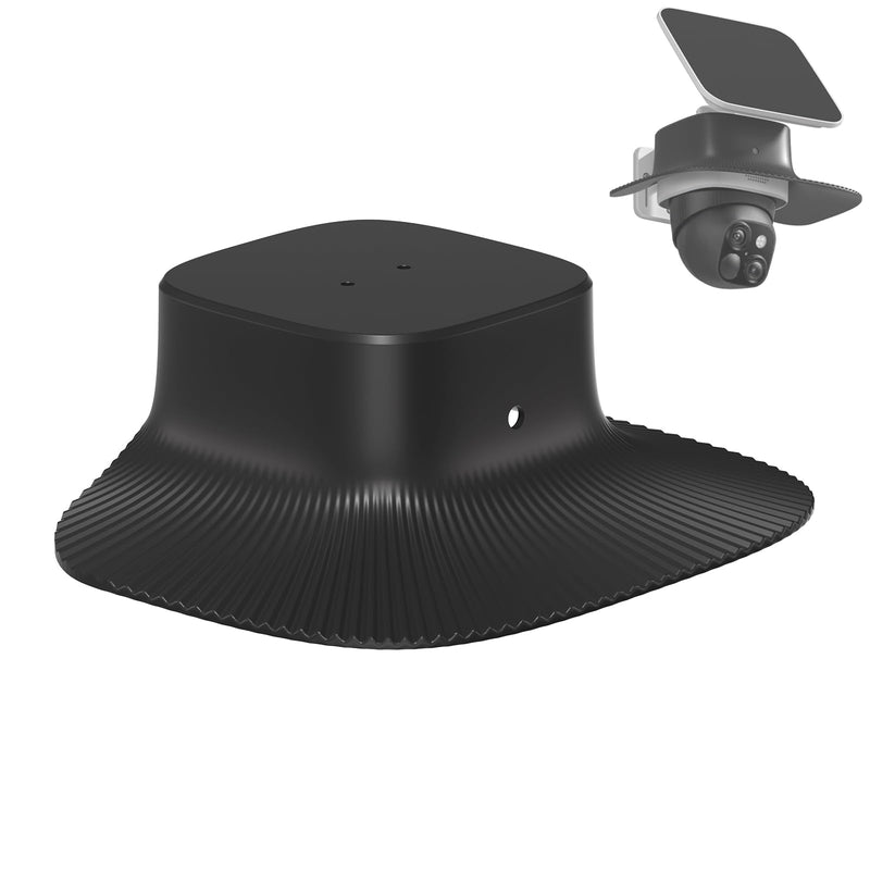 Eufy Rain Cover Sun & Rain Shield Cover Compatible with Eufy SoloCam S340, Anti-UV Heavy Duty ABS Weatherproof Protector Case for Solar Wireless Security Camera (Cover Only, No Camera) (Black)