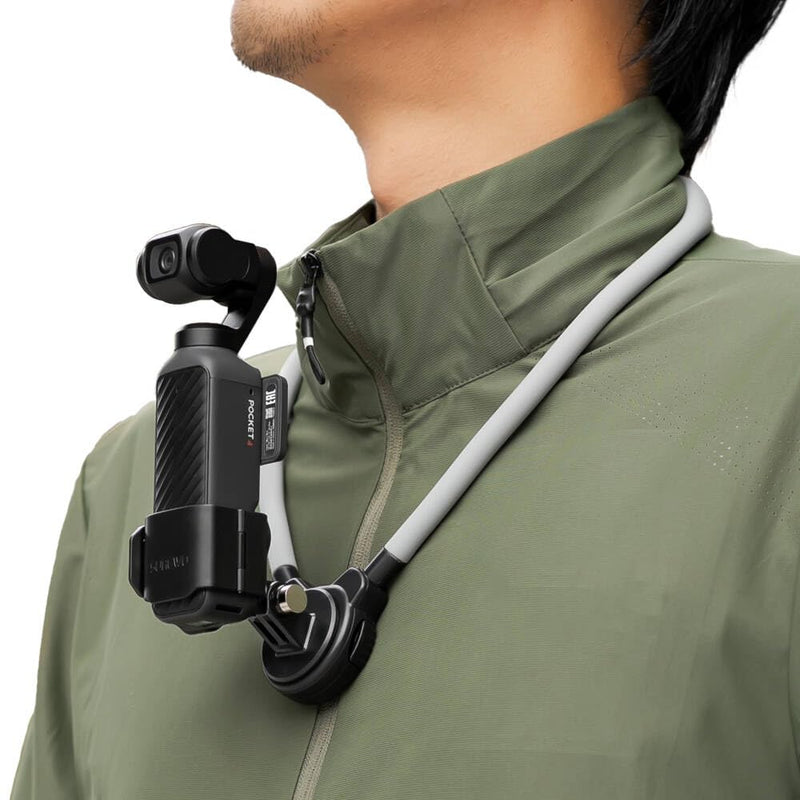 Pocket 4 Magnetic Neck Mount,Extended Version Quick Release POV/Vlog Video Selfie Necklace Holder for DJI OSMO Pocket 4/4Pro Creator Combo T26 Pro