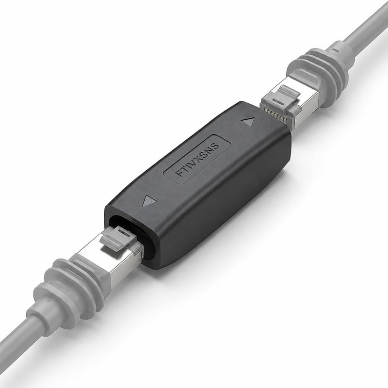 Starlink Cable Coupler for Starlink Gen 3/Mini | Waterproof IP68 RJ45 Extension Adapter Outdoor High Speed Ethernet Connector for Starlink Gen 3/Mini,Support Cat 7/6