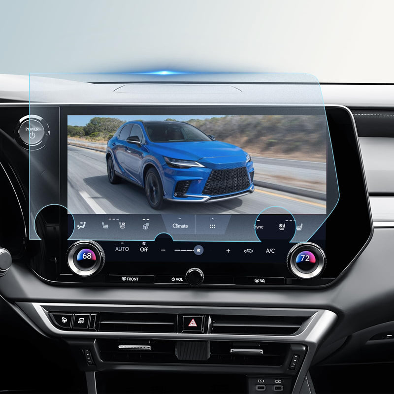 BIBIBO for 2025 2026 Lexus RX Screen Protector 2023 2024 2025 2026 Lexus RX 350(Premium, Premium+, Luxury and F Sport Handling)RX Hybrid,14" Touchscreen Tempered Glass Anti-Scratch Lessen Fingerprints 14 inch-|2024-2026 RX | Matte