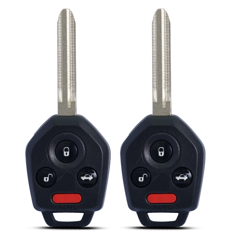 SUPALAND G-Chip Key Fob Fits for Subaru Forester Impreza Legacy Outback WRX STI XV Crosstrek 2012 2013 2014 2015 2016 2017 Remote Control Head Key Replacement CWTWB1U811 (Sets of 2)