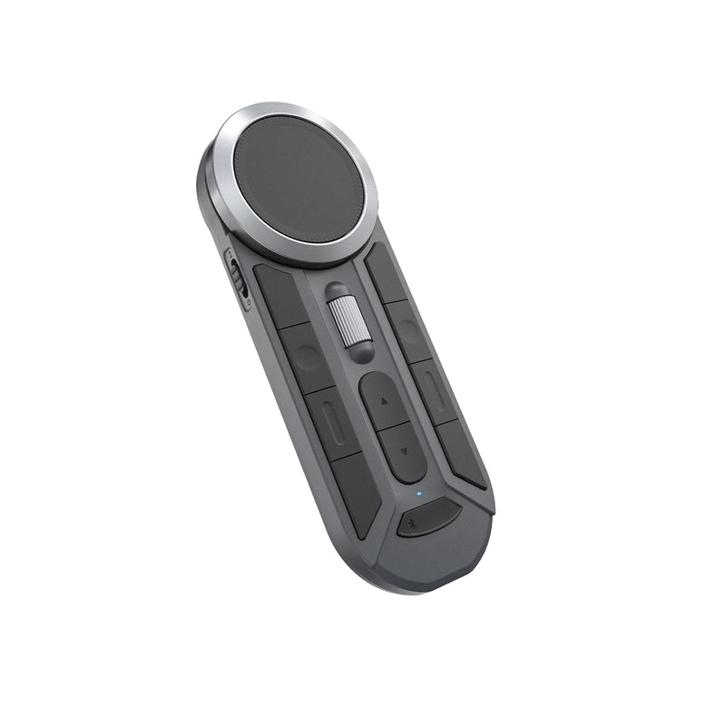 DIGIDRAW K30 Wireless Remote Controller with Dual Dial & 11 Custom Keys | Bluetooth 5.0,USB-C, 82g Lightweight, 40-Hour Battery Life, for PS/Sai/CDR