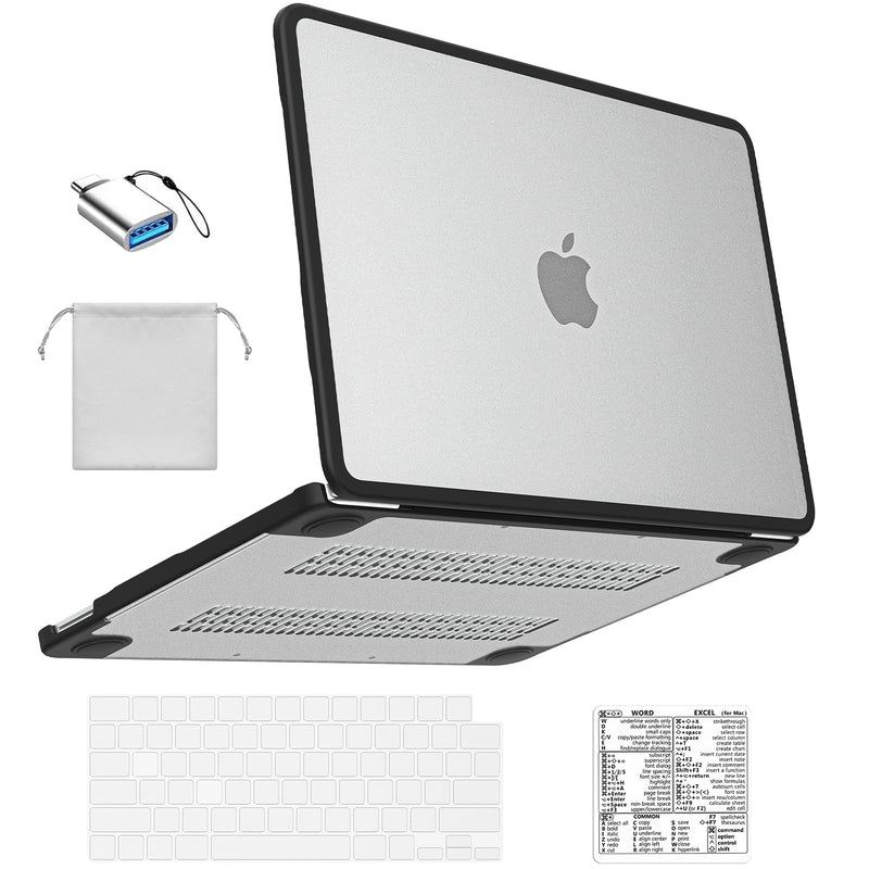 BlueSwan for MacBook Neo Case 13 Inch 2026, Model A3404 A18 Pro Chip | Anti-Crack Rugged TPU Bumper, Anti-Scratch Hard Shell Protective Cover for MacBook Neo 13" with Mac Neo Accessories Frosted Clear