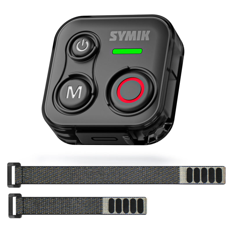SYMIK Remote Control for Insta360, Bluetooth Remote for GoPro and DJI | Universal Shutter Remote Control for DJI Action Camera & Phone, Splash Resistance, Rechargeable, 230ft Range, 120-H Battery