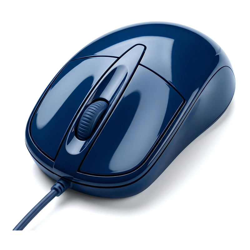 Wired USB Computer Mouse, Silent Click, Scroll Wheel, Plug and Play, for PC and Laptop