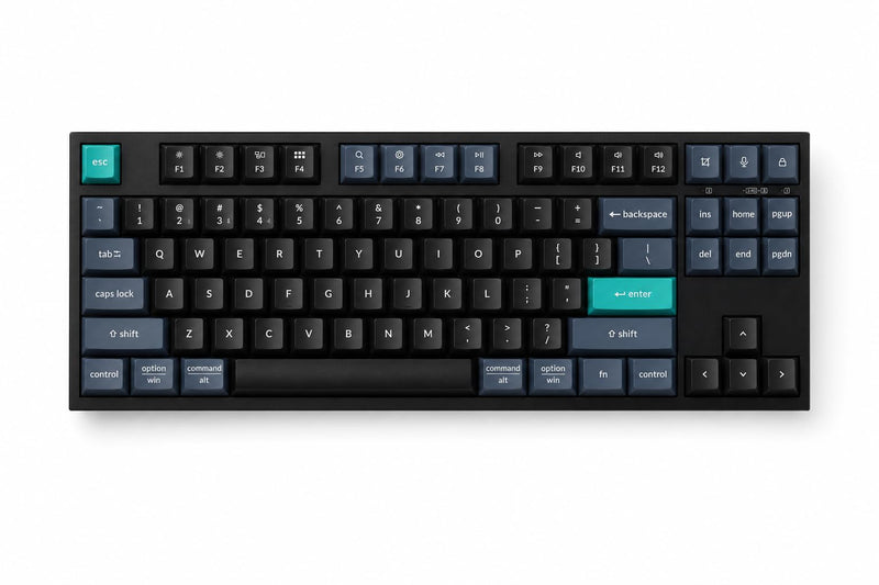 Keychron B33 Silent Wireless Keyboard, Premium TKL Scissor Switch Keyboard with Tri-Mode Connectivity, Programmable via Launcher, for Mac Windows Linux