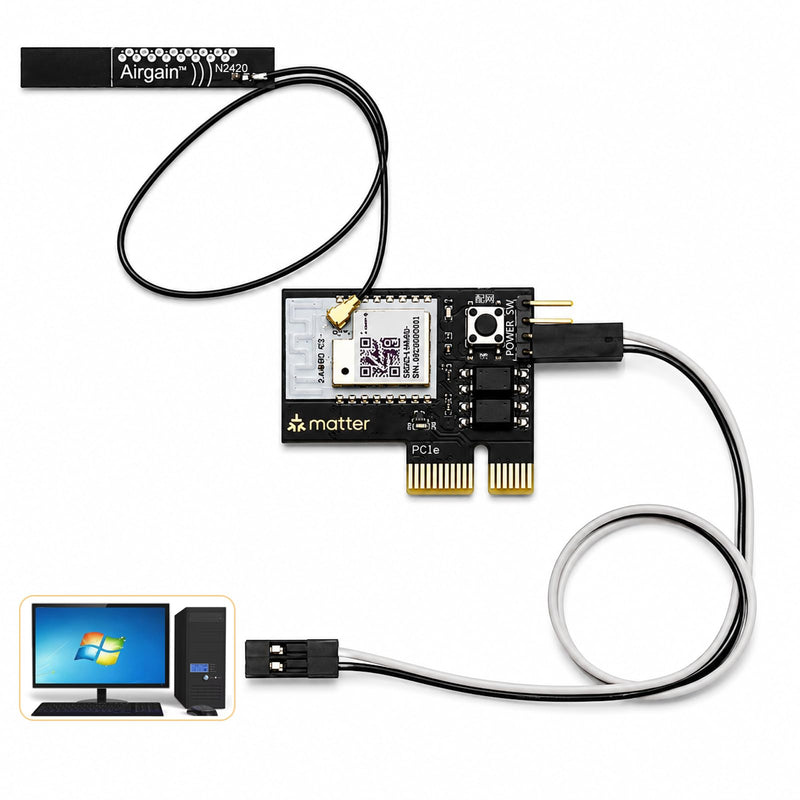 Remote PC Power Switch, Wireless Remote Power On/Off Switch | for Desktop Computer, Work with Homekit, Apple Home, Siri, Alexa, Google, SmartThings