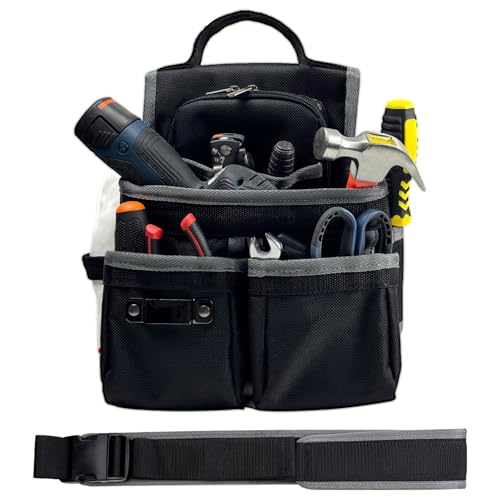 Tool Belt for Electrician Carpenter Construction - Heavy Duty