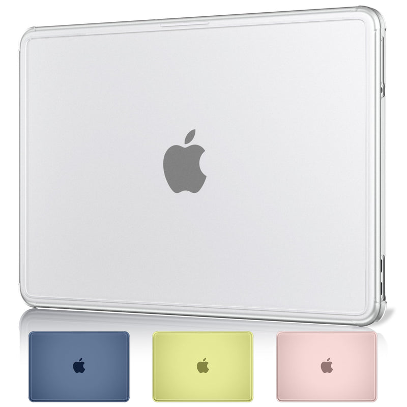MecBevia Compatible with MacBook Neo Case 13 inch 2026 A3404 A18 Pro Chip | 3-in-1 Kit, Scratch-Resistant Neo Hard Shell Case Cover & TPU Keyboard Cover & USB-C Adapter, Matte Clear
