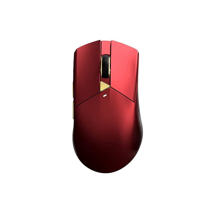 Wired/Wireless Gaming Mouse, Tri-Mode 2.4G/BT/USB-C, PAW3311 Sensor | 12800 DPI, Dual 1K Polling Rate, 62g Lightweight, 800mAh, Macro Programmable, Ergonomic Mouse for Win/Mac/PC/Laptop, Red