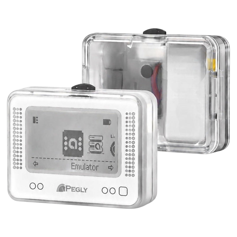 PEGLY Smart NFC Emulator Compatible with Nintendo Switch, 3DS, and Wii U, 1.2" OLED Display, Rechargeable NFC Device with High-Capacity Storage for NFC-Enabled Games