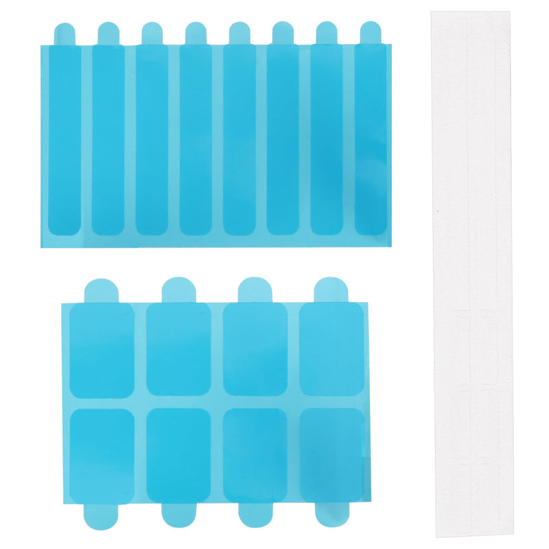 SAVITA 16pcs Privacy Screen Adhesive Strips, Easy Installation Laptops Privacy Screen Tape Protector Including Easily Installing Slide Mount Tabs Replacement Kit for Computer Monitors