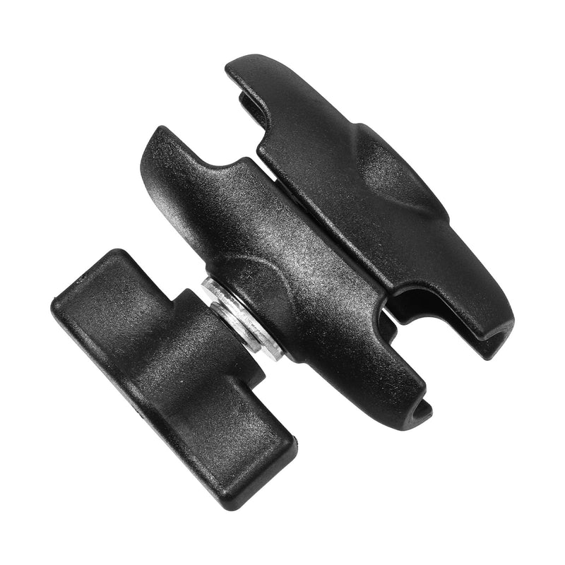 Aluminum Alloy Double Socket 2.36" Short Arm Fits Industry All Standard 1" Ball Adapters Compatible with B Size 1" Ball Components