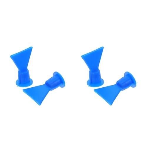 Ipetboom 4 Pcs Flat Sealant Applicator Nozzle Tips: Caulking Nozzle Replacement For Doors Windows - Plastic Glue Dispenser Replacement