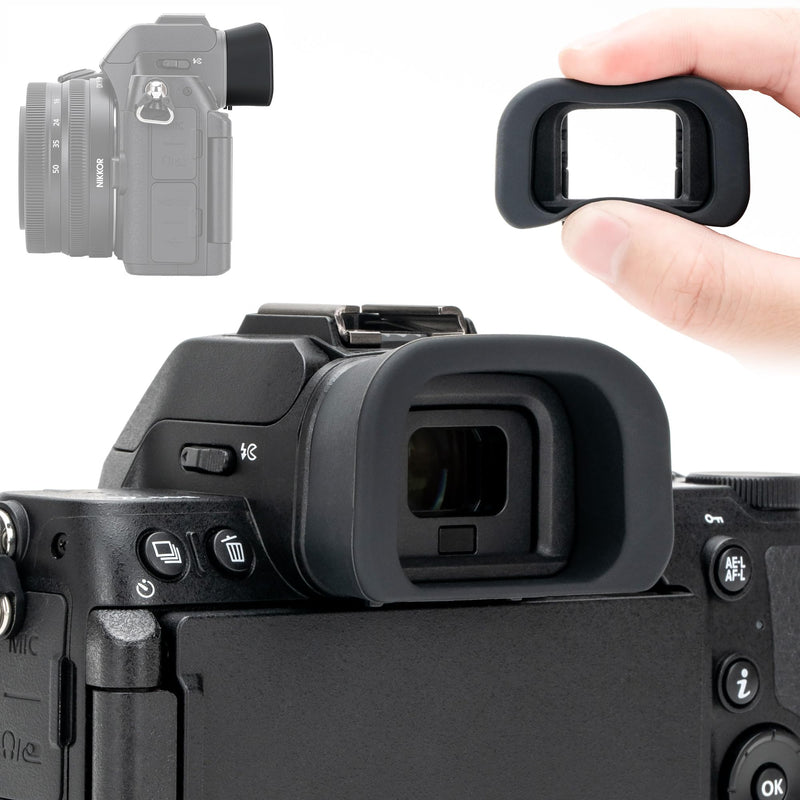 Extended Z50II Z50 II Eyecup Eyepiece Eye Cup Piece Viewfinder (Not Fit Z50 | Soft Silicone, Eyeshade Cover Protector for Nikon Z50 II Eyepiece, with Double-Layer Hollow Cushion Design