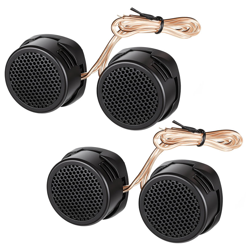 salbsever 4 Pcs Car Tweeters, 500W High Efficiency Tweeters for Car Audio Tweeter Speakers Dome Tweeter for Cars Audios System