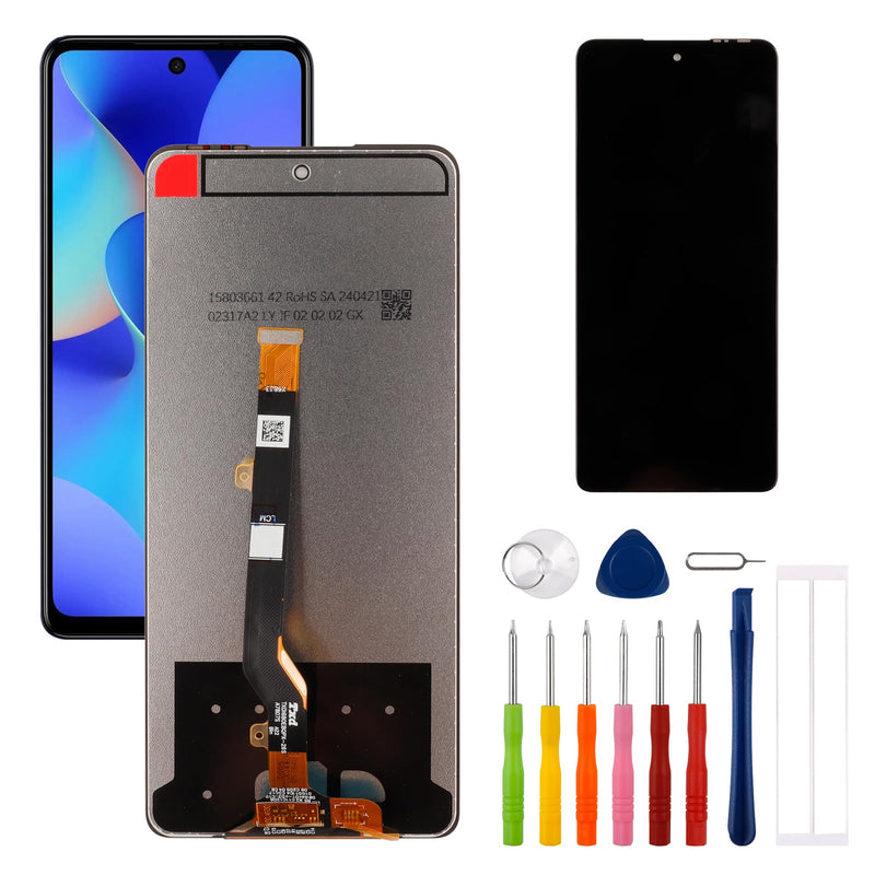 New LCD Display Replacement Compatible with Tecno Spark 10 Pro KI7 6.8" Touch Screen Digitizer Assembly with Repair Tools Kit