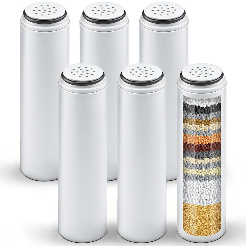 6 Pack Replacement Filters Compatible With Cobbe Handheld Shower Head, for Quick Water Quality Improvement & Skin Protection 6 Pack