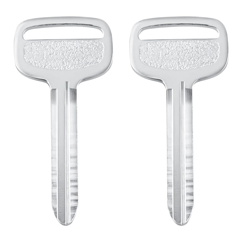 Fits for Toyota Key Blank - 90999-00186(2 Pack) | Fits for Toyota 1992-2010 Camry Corolla RAV4 Sienna Supra Tacoma Tundra,Brand New Uncut Master Key,Locksmith Required