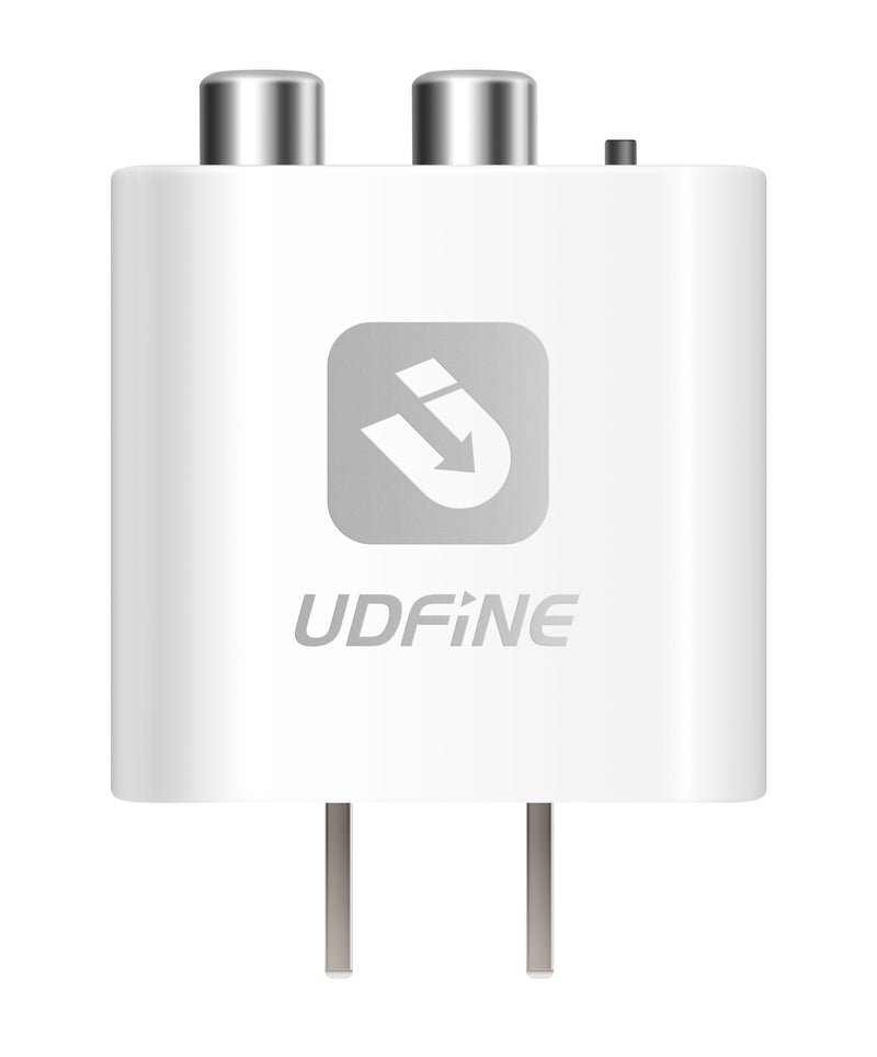 Smart Bluetooth 6.0 to AUX/RCA Adapter & Receiver for Home Stereo, Wireless Bluetooth Adapter for Stereo Receiver, Plug & Play, Sound, Upgrade Old Speakers, Udfine AudioLink