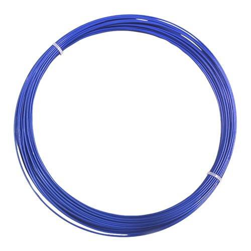 100FT Diameter 1.6MM Connecting Wire Hinge Pins Conveyor Belt Steel Buckle Threading Pins Wire Conveyor Belt Stainless Steel Rubber Covered Threading Pins for U1, 30m/Reel Blue