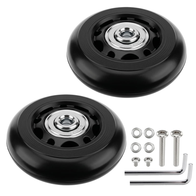Replacement Wheels for Pelican 1510 and 1560 Cases, 2 Pack | Polyurethane construction helps absorb vibration for quieter rolling; bearings, hardware and hex tools included