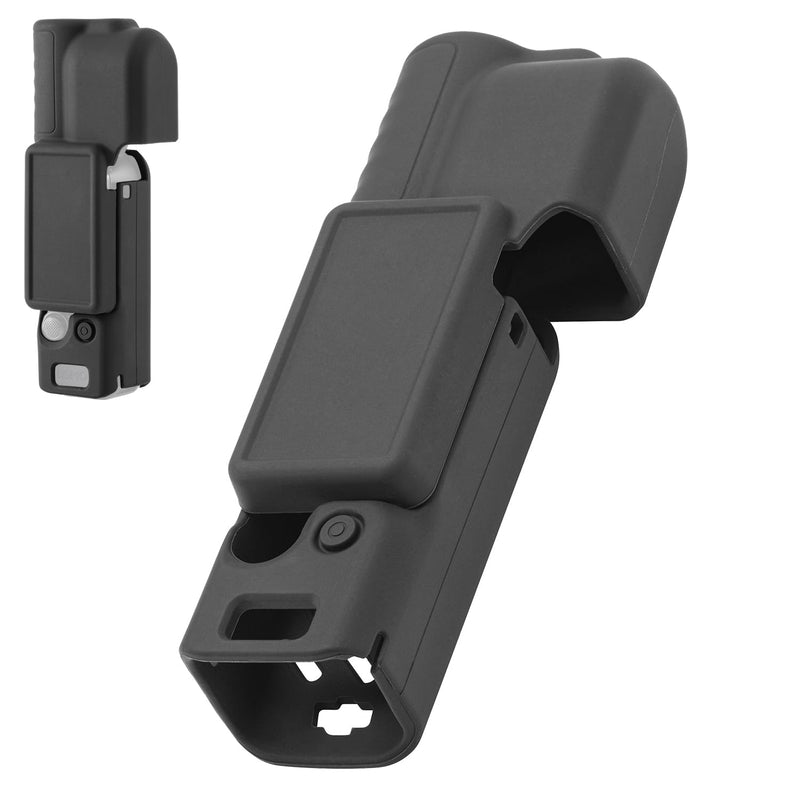CAPART Silicone Protective Case for DJI Osmo Pocket 4 Accessories | Gimbal and Screen Cap with Hollowed Out Body Sleeve, Better Heat Dissipation, Easy Install and Remove