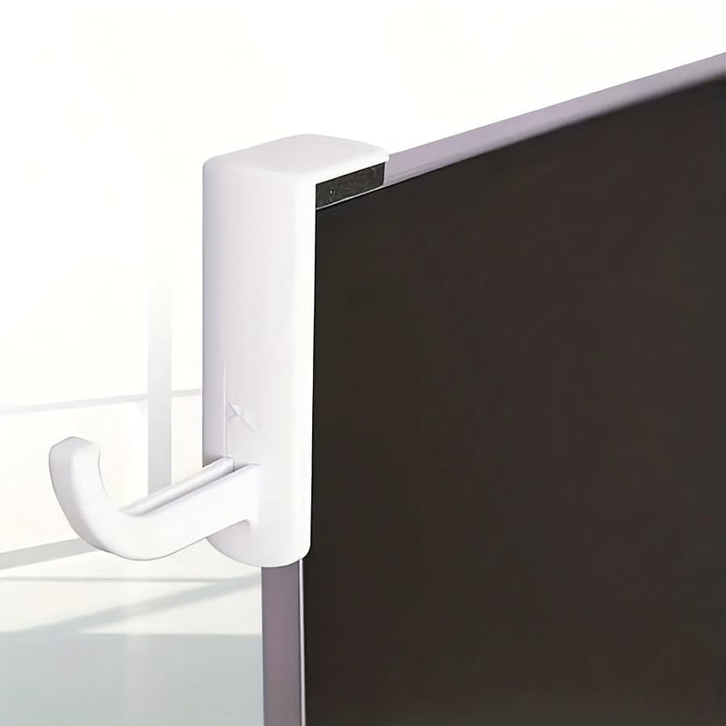 4 Pack Monitor Stand for Headphones and Headsets (Premium-Grade Holder Saves Desk Space and Protects Headphones),White White