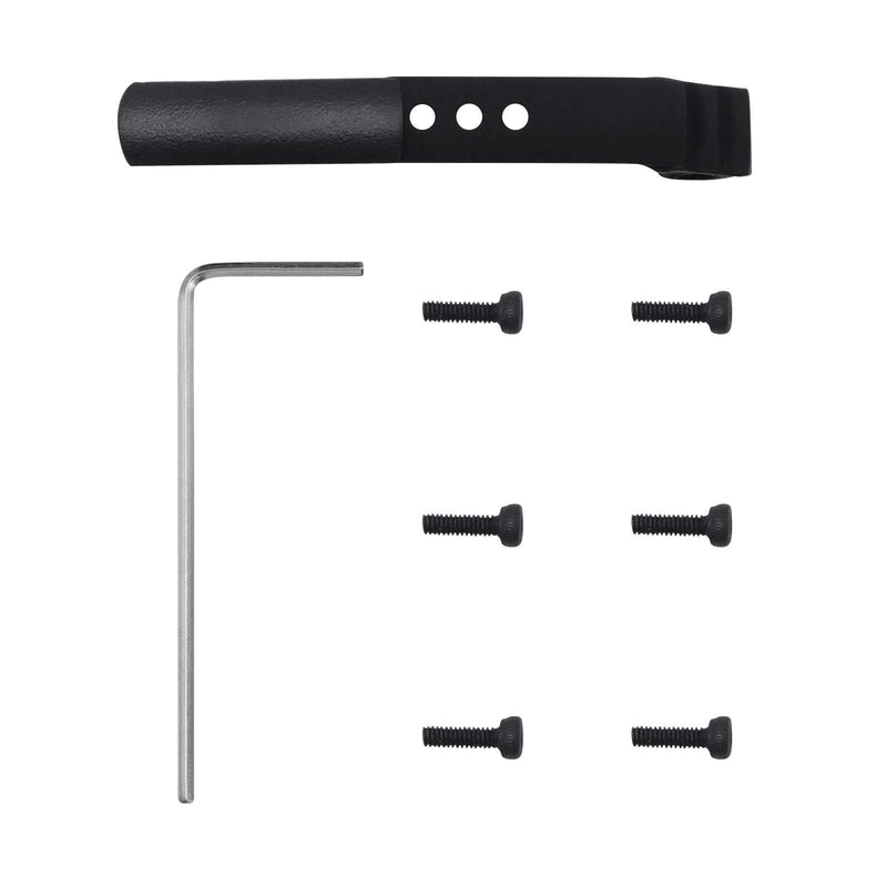 Mitywah Phone Case Accessories for iPhone 16 Pro/17/17 Pro with Charging Port Plug 1 Screwdriver 6 Screws Black