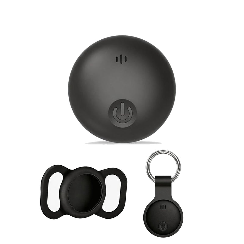 GPS Tracker for Dogs, Smart Collar with Real-Time Location - Pet Location Tracker with Holder, No Monthly Fee/No SIM Card, Works with iOS Find My【Apple MFi Certified】 ﻿, Ultra-Slim, IP68 Waterproof