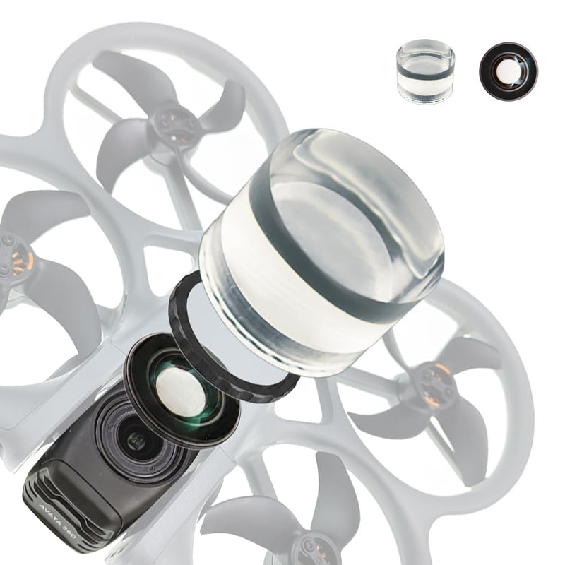 Morus 100% Camera Lens Replacement for DJI Avata 360 Drone, HD Clear Imaging Repair Lens with Disassembly Tool Kit, Perfect for Damaged Lens Replacement (1pic) 1pic