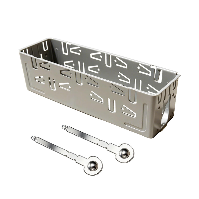 Universal Single Din Stereo Radio Replacement Fitting Cage Kit Single Din Radio Mount Compatible with Car Radios/Stereo/DVD Player 1 Din Installation Kit