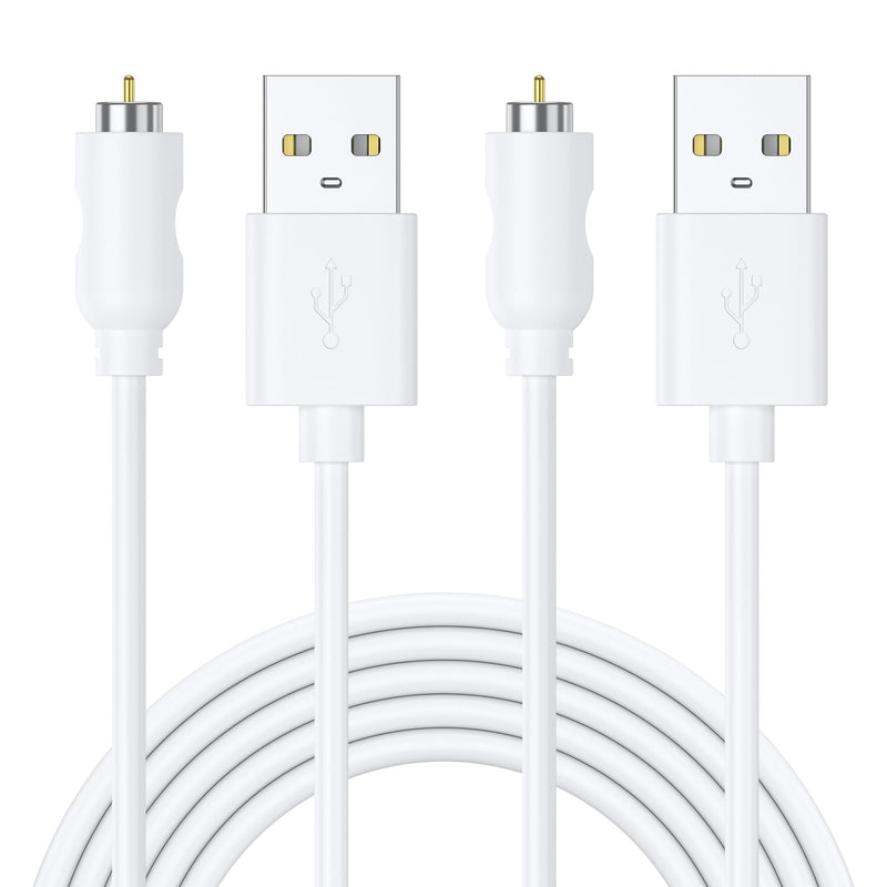 Vancle 2 Pack Magnetic USB DC Charging Cable with 1 Dot Charger Cord for Toys Massagers Electric
