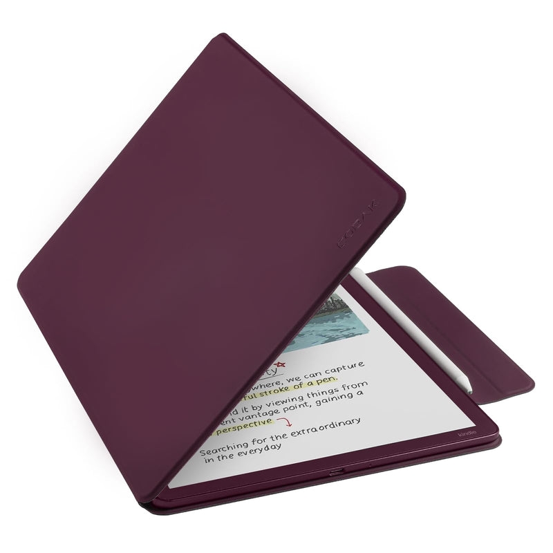 CoBak Magnetic Case for 11" Kindle Scribe 3rd Gen 2025 | Folio Cover with Magnetic Attach, Pen Clasp, Auto Sleep/Wake, for Kindle Scribe Colorsoft Fig