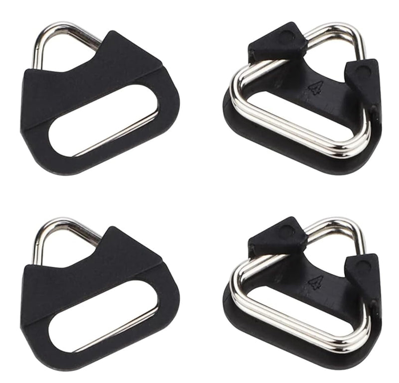 4pcs Stainless Steel Triangle Split Ring for Camera Strap, Split Hook for Belt Hook Lanyard Camera Shoulder Strap