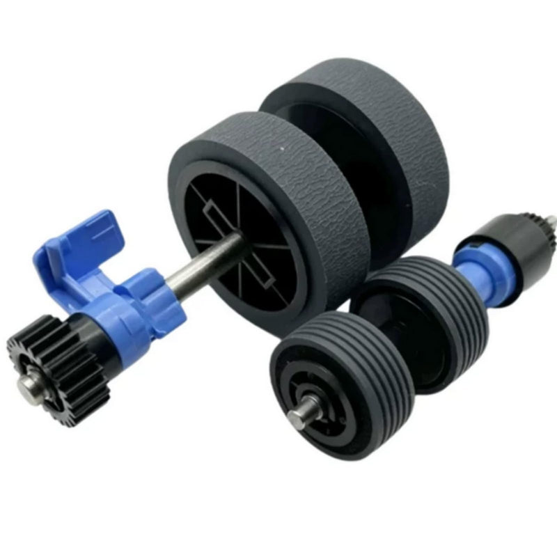 Scanner Exchange Roller Kit Compatible with Epson DS-530 ES-400 ES-500W ES-865 FF-680W DS-570W DS-770 DS-870 DS-970 ES-580, Replacement for B12B819031 B12B819041 (Pick Roller + Brake Roller)